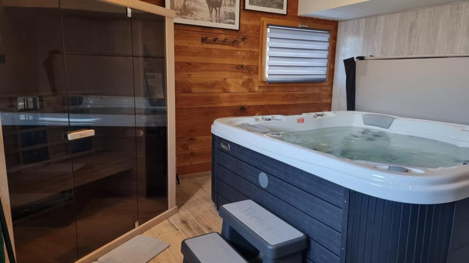 Le Chalet Du Pere Michel, Jacuzzi, Sauna, Jardin La Bresse Exterior foto